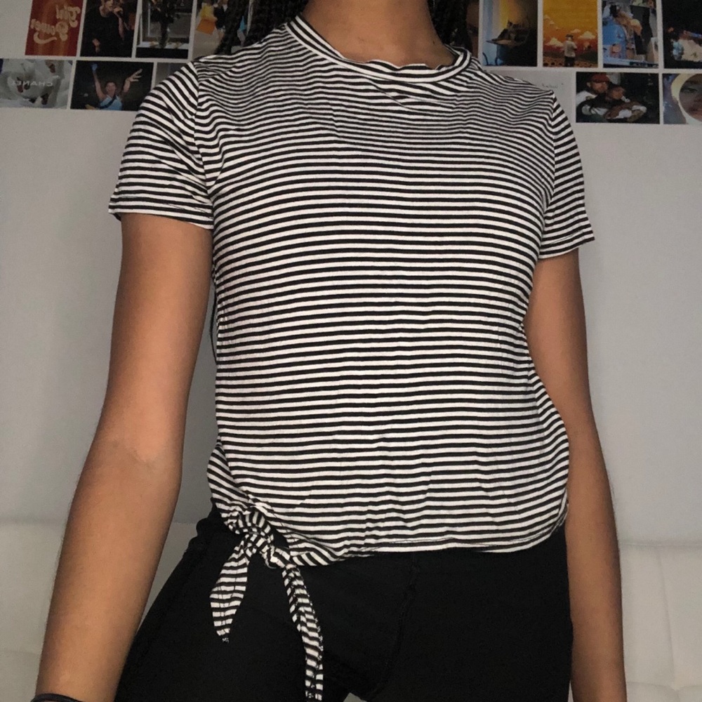 Black Striped Aeropostale Top